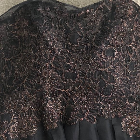 Kay Unger Silk Cocktail Gown - Picture 7 of 13